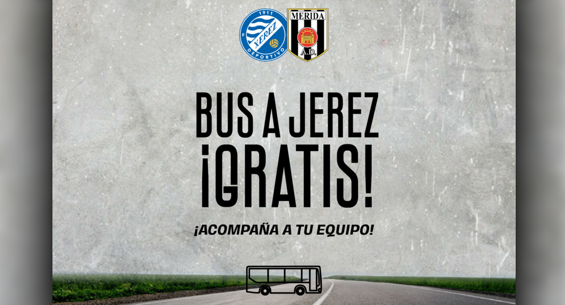 El Mérida pone autobuses gratis con plazas ilimitadas para el próximo partido