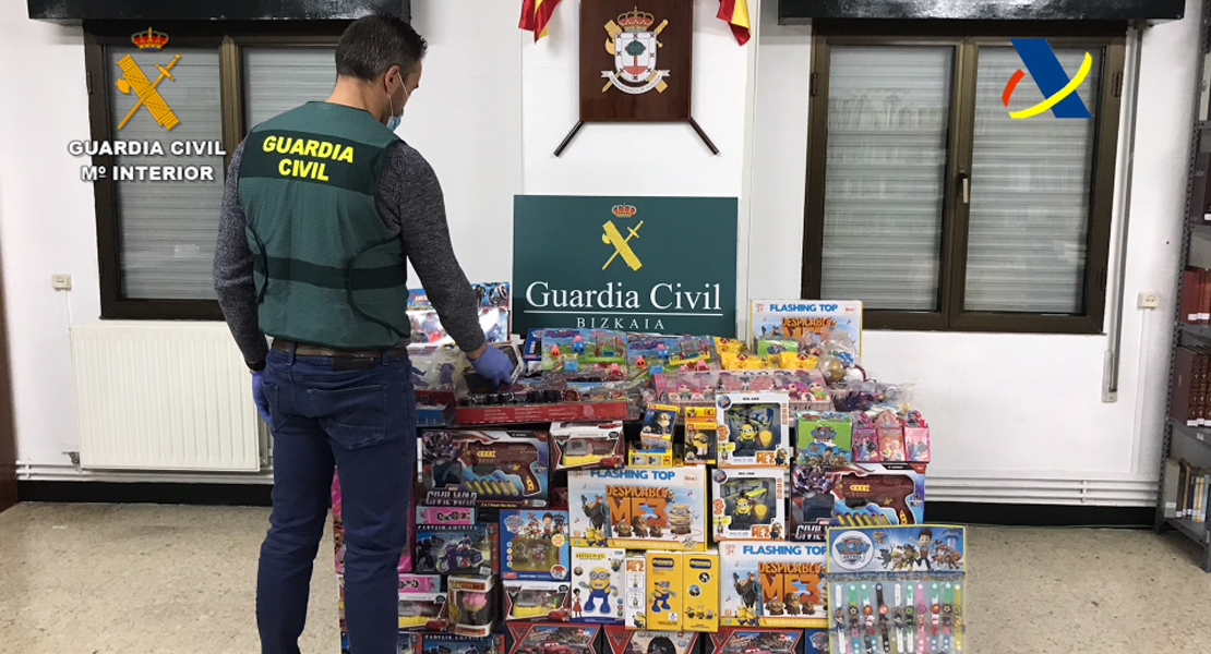 Intervenidos miles de juguetes falsos y artificios pirotécnicos peligrosos para la salud y la seguridad