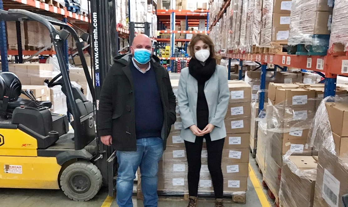 La Fundación Ricardo Leal dona 42.000 unidades de gel hidroalcohólico a la mancomunidad sierra suroeste