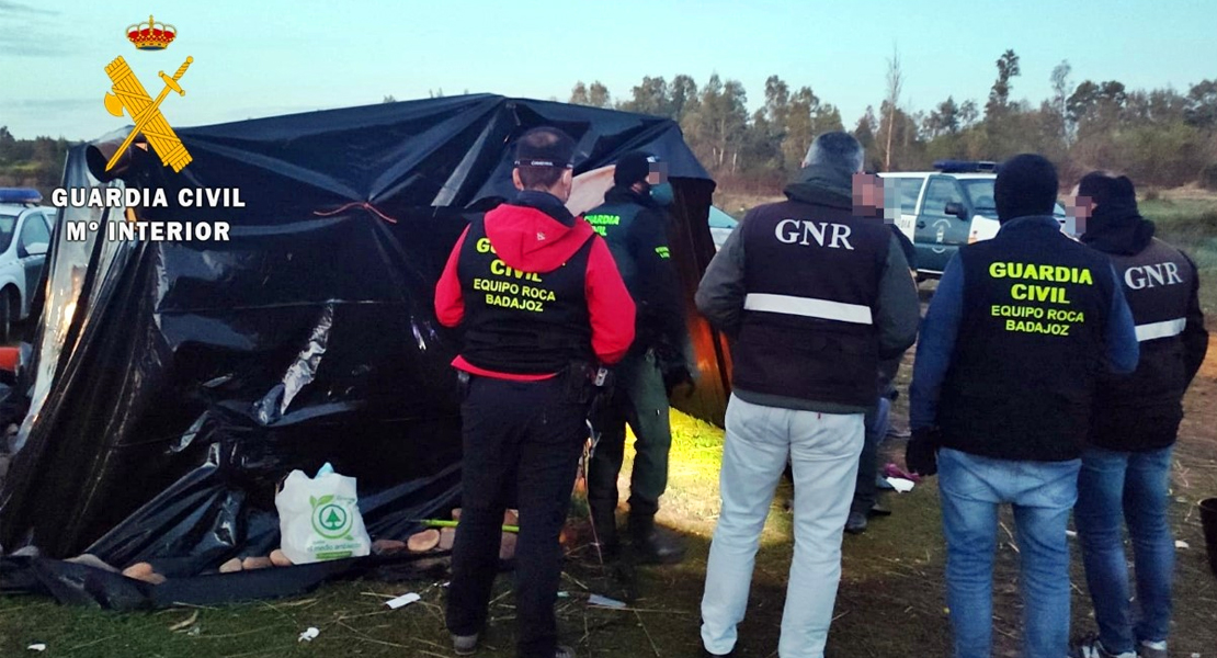 Detenidos seis peligrosos ladrones portugueses en Montijo (Badajoz)