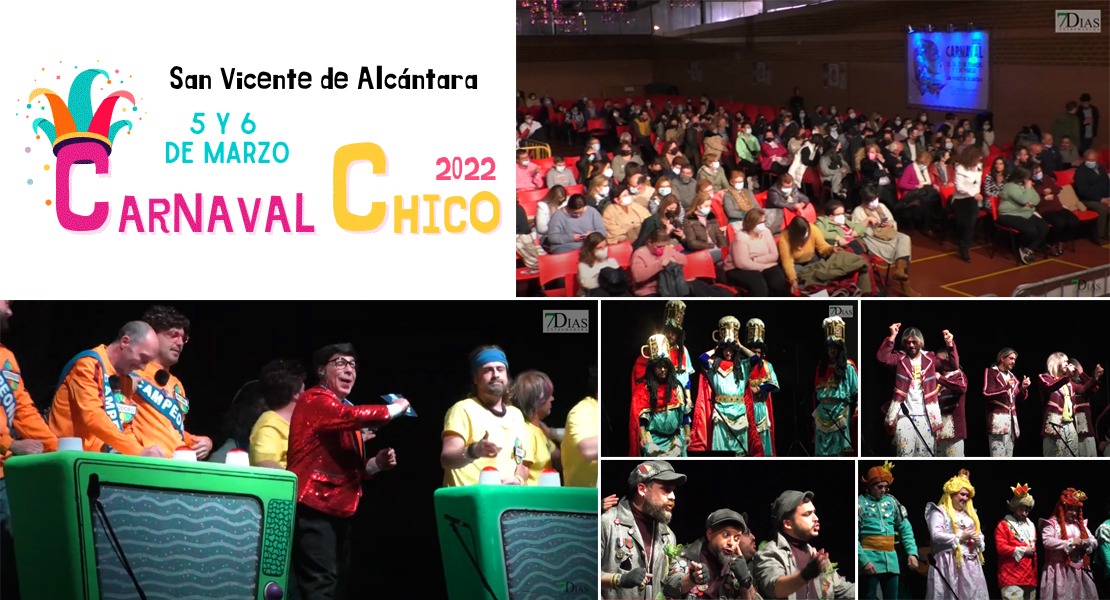 Éxito del Carnaval Chico en San Vicente de Alcántara