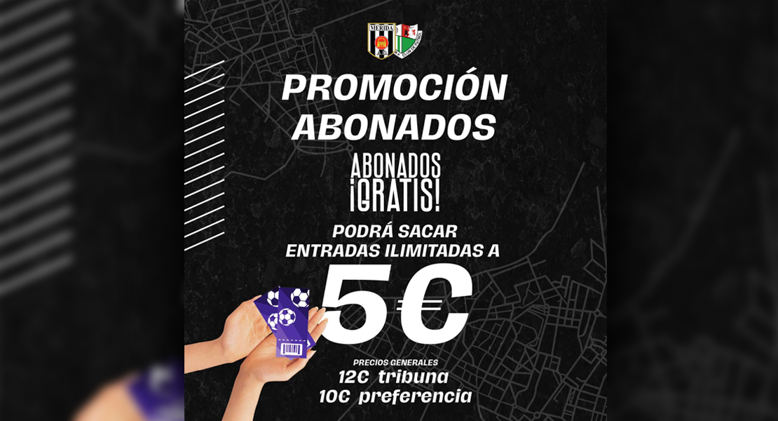 AD Mérida: promoción de entradas para abonados contra el Antequera