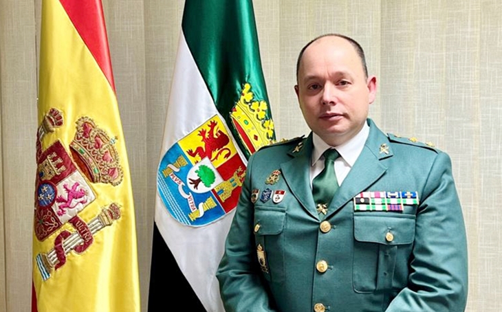 Rafael Roldán Parra toma posesión del mando de la Comandancia de la Guardia Civil de Cáceres