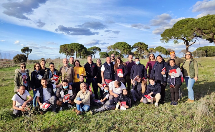 El OAR participa con la Fundación Sorapan de Rieros en la reforestación de La Cocosa