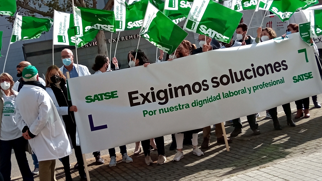 SATSE: “Enfermeras, pacientes y ciudadanos extremeños nos sentimos traicionados”