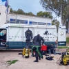 Guardias Civiles y Guardias Reales realizan prácticas subacuáticas en el embalse de Orellana (BA)