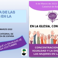 &#39;Revuelta de Mujeres en la Iglesia&#39; convoca una concentración este domingo en Badajoz