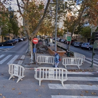 Cortes de tráfico en tres calles de Cáceres este miércoles
