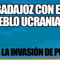 Convocan una manifestación en Badajoz para decir "no" a la invasión de Putin