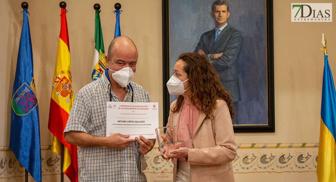 La Diputación de Badajoz premia a sus trabajadores dedicados a proyectos medioambientales