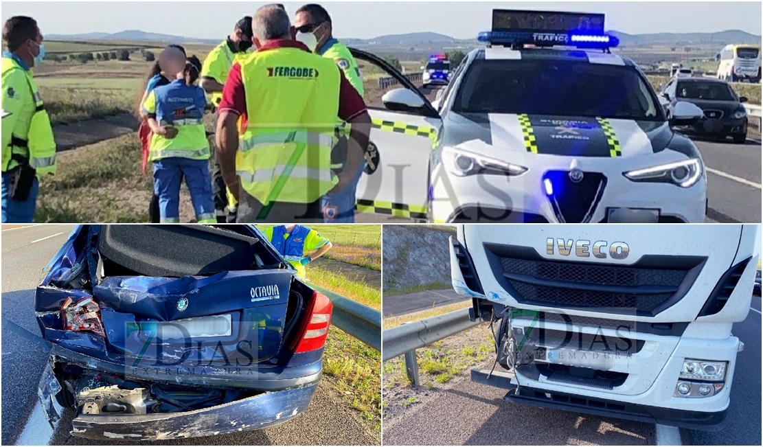 Un accidente provoca grandes retenciones en la A.66