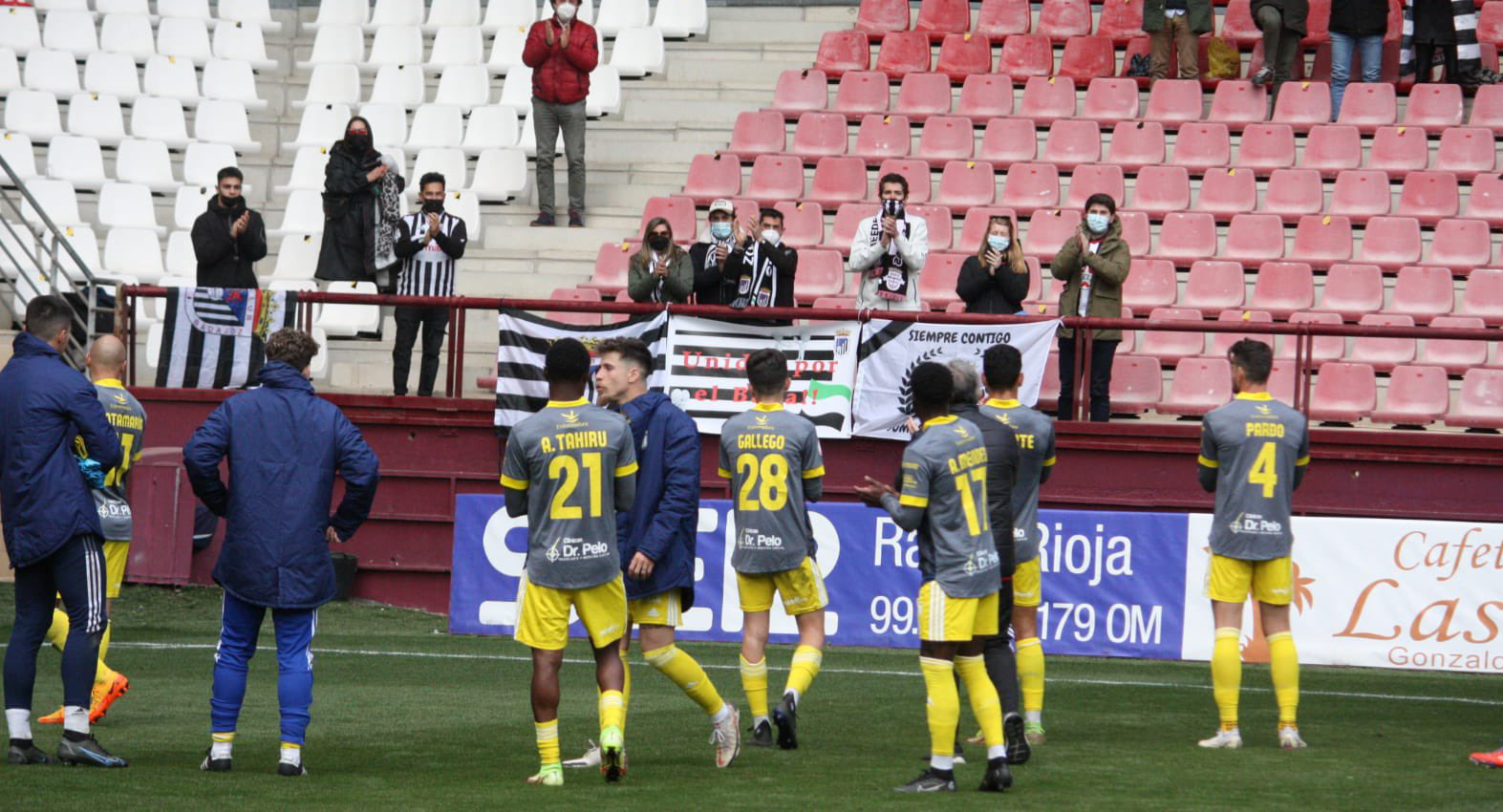 El CD. Badajoz suma un punto en Las Gaunas