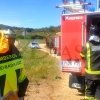 Un incendio calcina un vehículo en la EX-110 (BA)