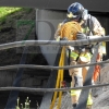 Un incendio calcina una barraca ubicada debajo del Puente de Rivillas