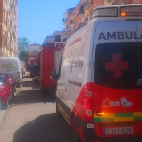 Incendio de vivienda en la calle Las Flores de Badajoz