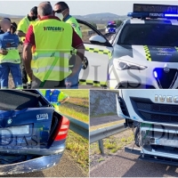 Un accidente provoca grandes retenciones en la A.66