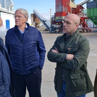 El eurodiputado de VOX, Jorge Buxadé, visita Extremadura