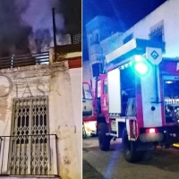 Incendio de vivienda en el Casco Antiguo de Badajoz