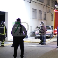 El incendio de un garaje sorprende a los vecinos de Talavera La Real (BA)