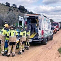 Rescatan a una mujer tras accidentarse en la dehesa extremeña