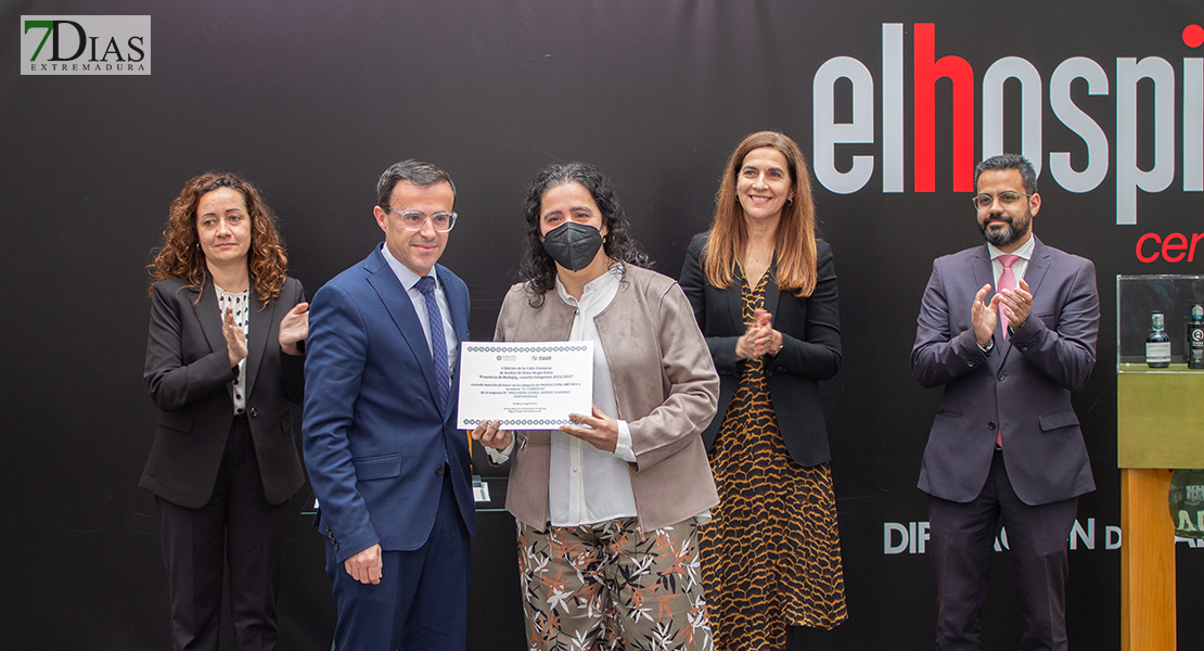 Entrega de premios de la V Edición de la Cata-Concurso AOVE Provincia de Badajoz