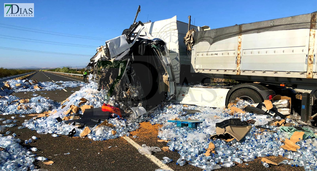 Un herido grave en el accidente de la A-66