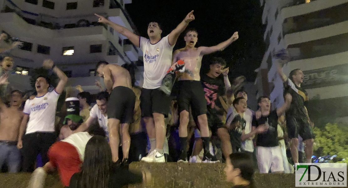 Badajoz celebra la 14ª Champions del Real Madrid