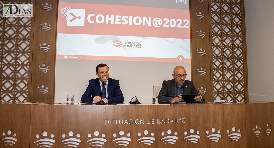 El Plan Cohesion@ 2022 de la Diputación de Badajoz alcanzará un montante global de 24,30 millones €