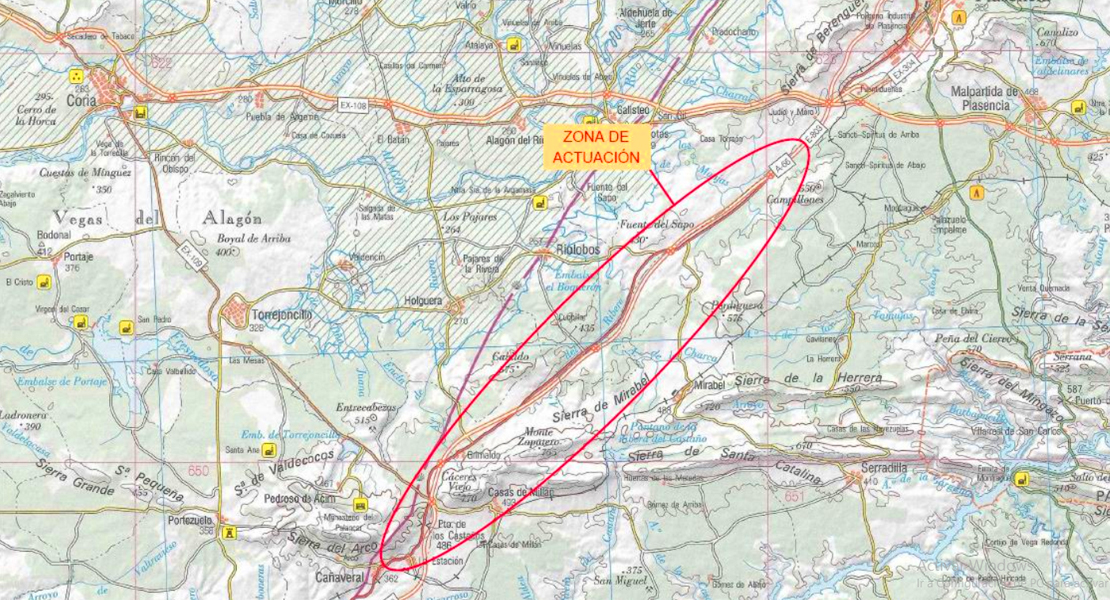 Formalizadas las obras para rehabilitar la A-66 entre Plasencia y Cañaveral