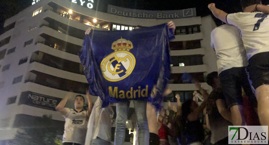 Badajoz celebra la 14ª Champions del Real Madrid