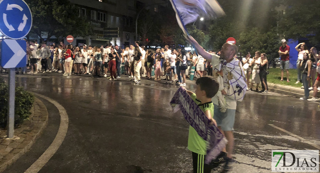 Badajoz celebra la 14ª Champions del Real Madrid