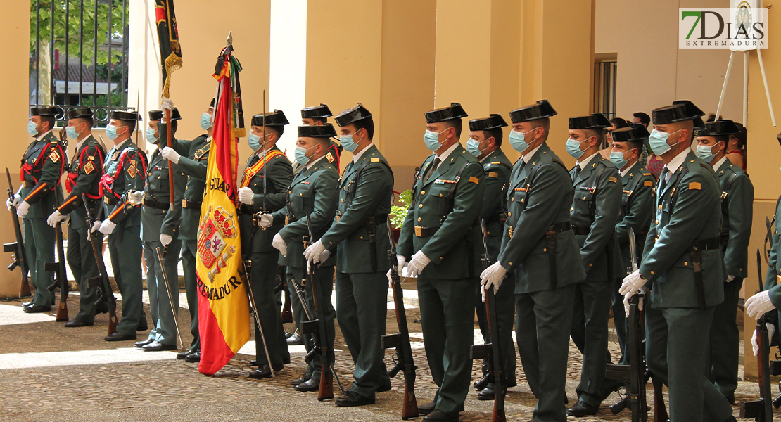 La Guardia Civil celebra en Badajoz su fundación