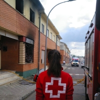 Movilizan a Bomberos del CPEI y Cruz Roja por un incendio de vivienda en Montijo