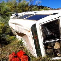 Grave tras quedar atrapado en un accidente ocurrido en la CC-36