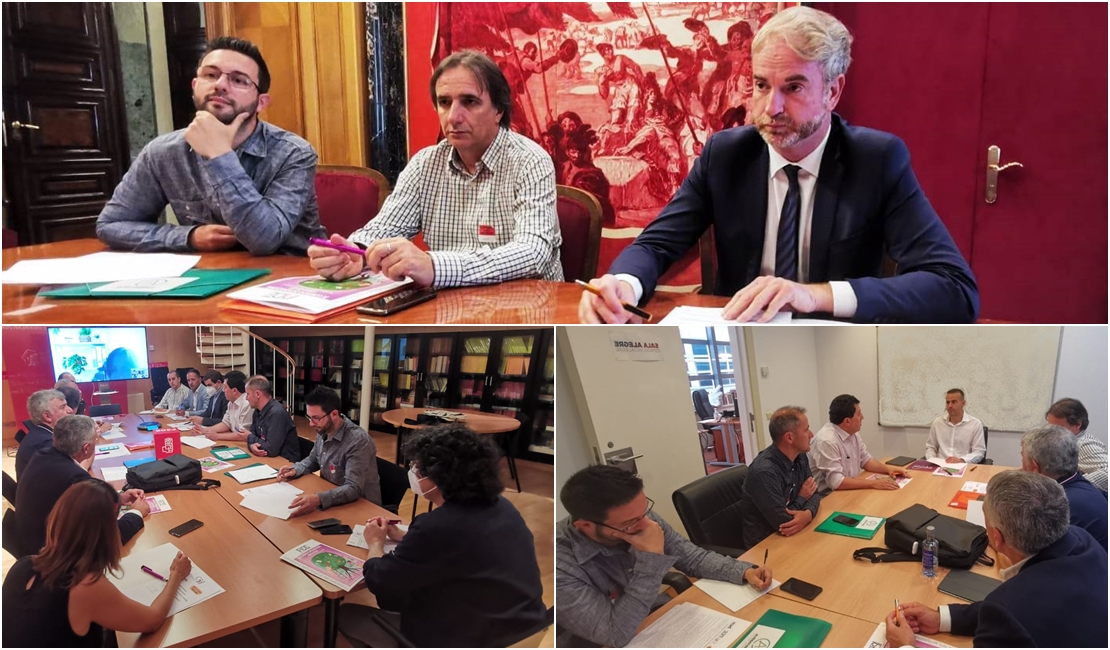 PIDE defiende en Madrid los derechos de los docentes interinos que trabajan en Extremadura