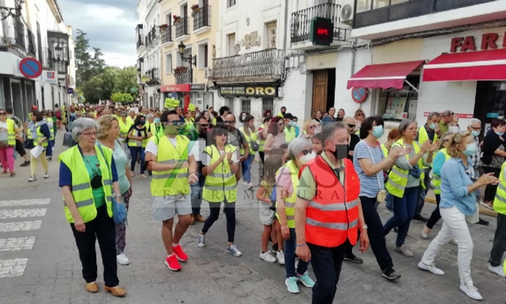 Valencia de Alcántara se moviliza en defensa de la sanidad digna