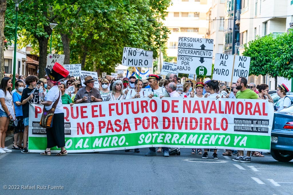 Navalmoral echa un pulso al Gobierno, no tienen miedo: &quot;Solo permitiremos el soterramiento&quot;