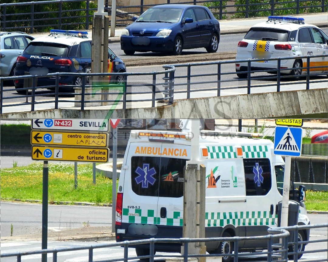 Susto en el Puente de la Autonomía de Badajoz: evitan que una mujer se precipite al río