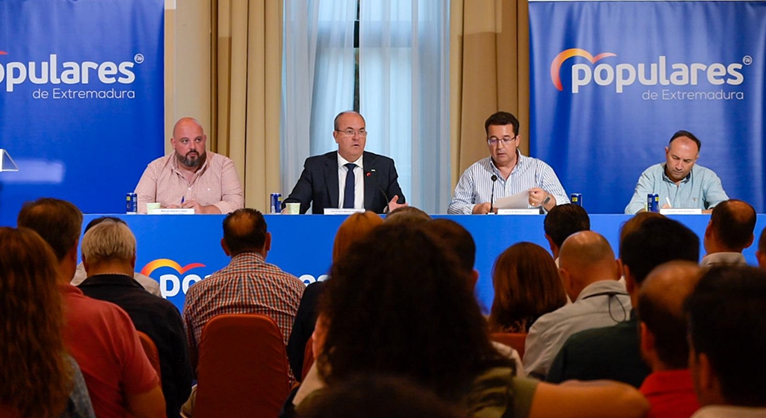El PP de Extremadura elegirá nuevo/a presidente/a el 16 de julio