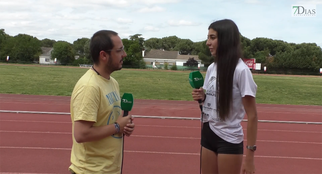 Matilde Pineda bate el récord de Extremadura de 200 metros y pone la mira en el nacional