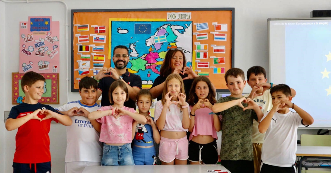 Un colegio de Olivenza recibe un premio por la dimensión europea en la escuela