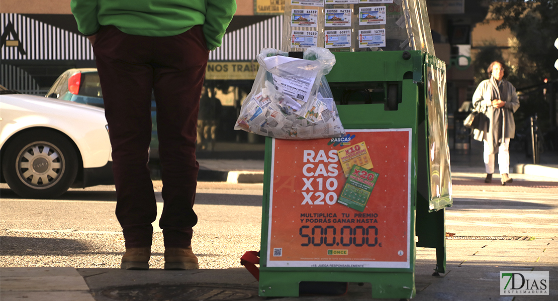 El cupón de la ONCE reparte 350.000 euros en Badajoz