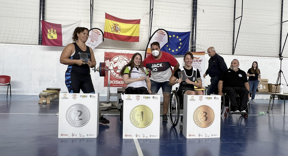 La extremeña Loida Zabala supera la barrera de los 100 kilos para proclamarse campeona de España