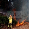 Grave incendio forestal entre Sagrajas y Novelda del Guadiana (BA)