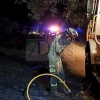 Incendio la pasada noche en el parque Tres Arroyos de Badajoz