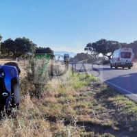 Tres mujeres heridas en un accidente de tráfico en la provincia de Cáceres