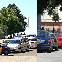 Ocho vehículos policiales se desplazan a Los Colorines (Badajoz)