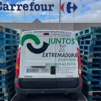 Así han encontrado la furgoneta que donaron a Juntos X Extremadura