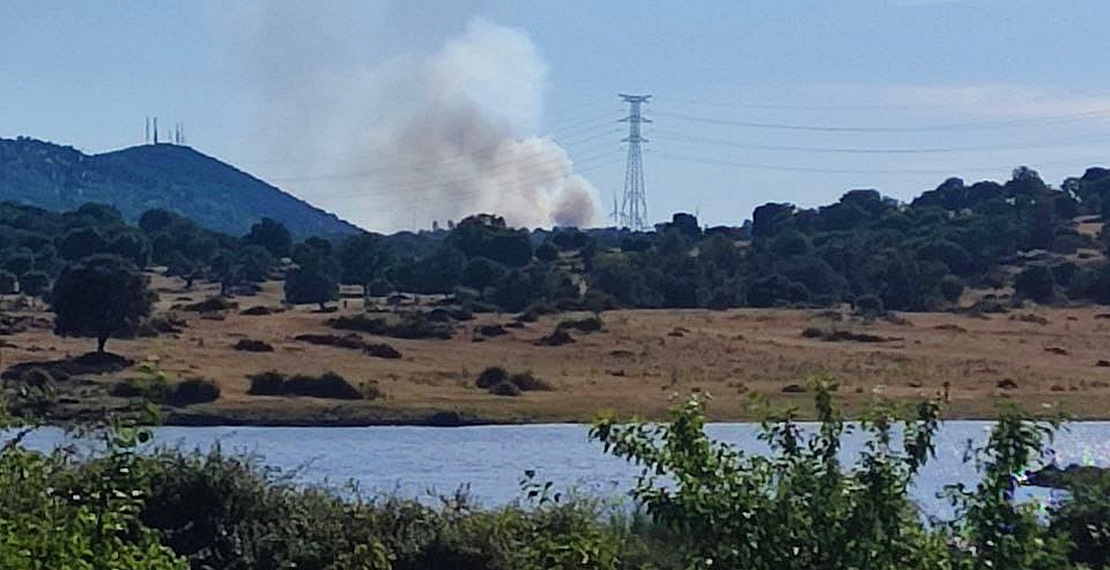 Imágenes del incendio Nivel 1 de Peligrosidad en Plasencia