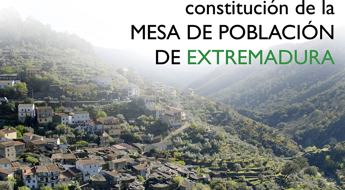 La Mesa de Población de Extremadura quedará constituida el 8 de julio